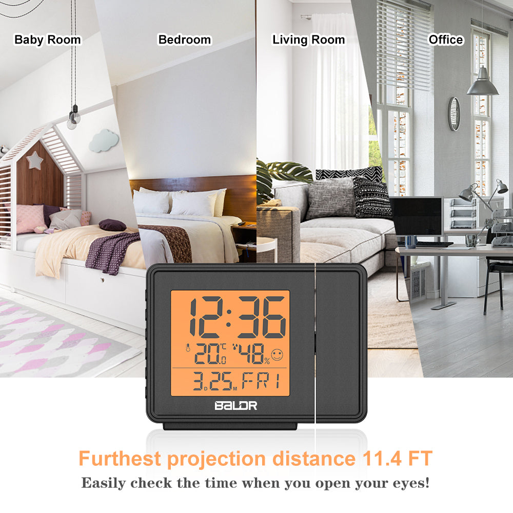 Digital Time Projection Alarm Clock