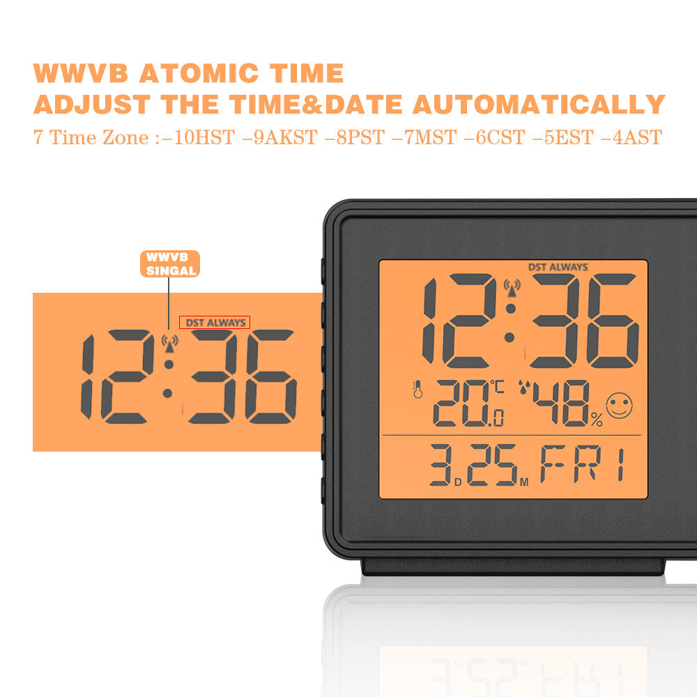 Digital Time Projection Alarm Clock