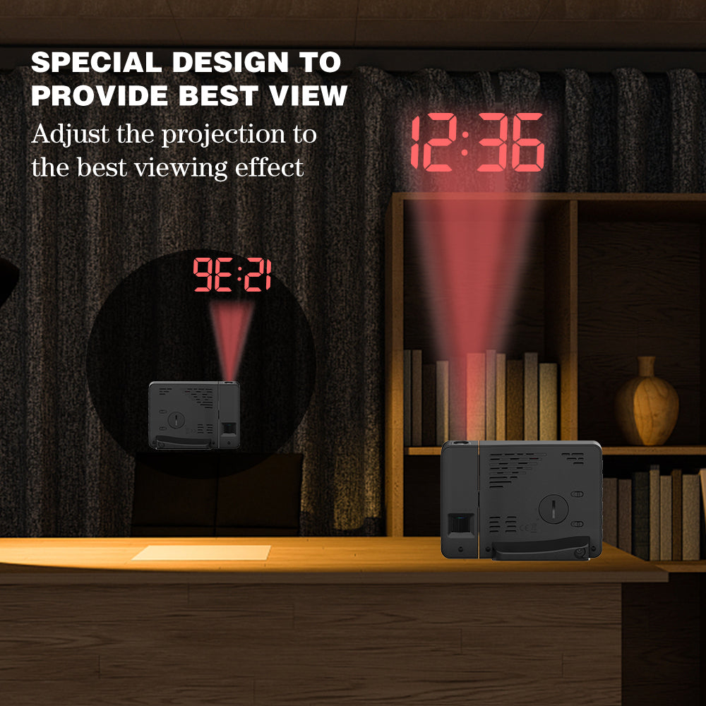 Digital Time Projection Alarm Clock