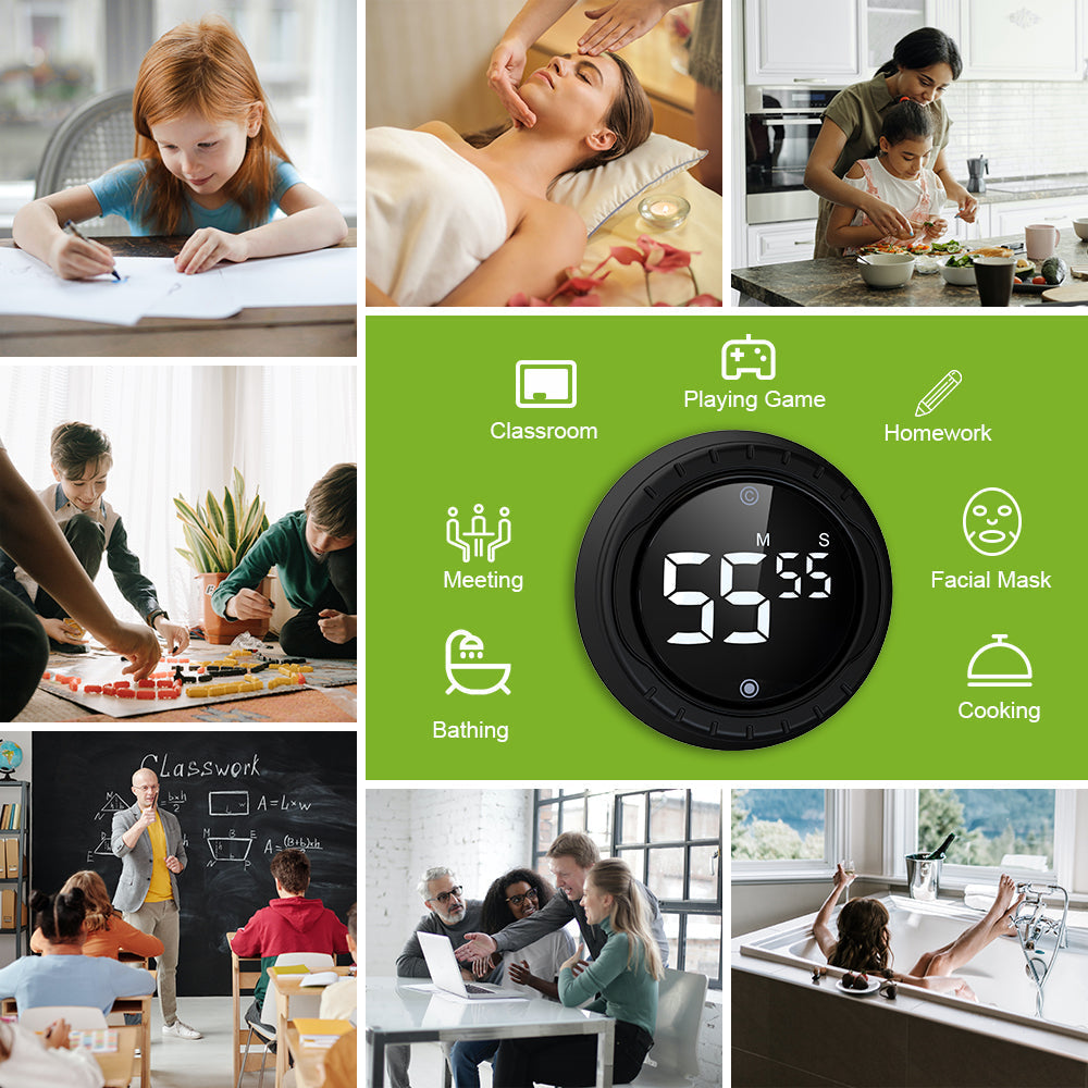 Kitchen Timer, Digital Timer for Kids