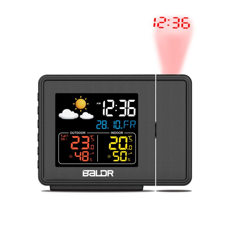 Atomic Alarm Clock with Projection Display