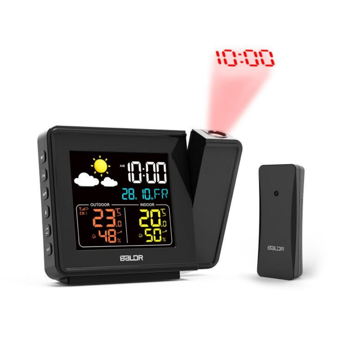 Atomic Alarm Clock with Projection Display
