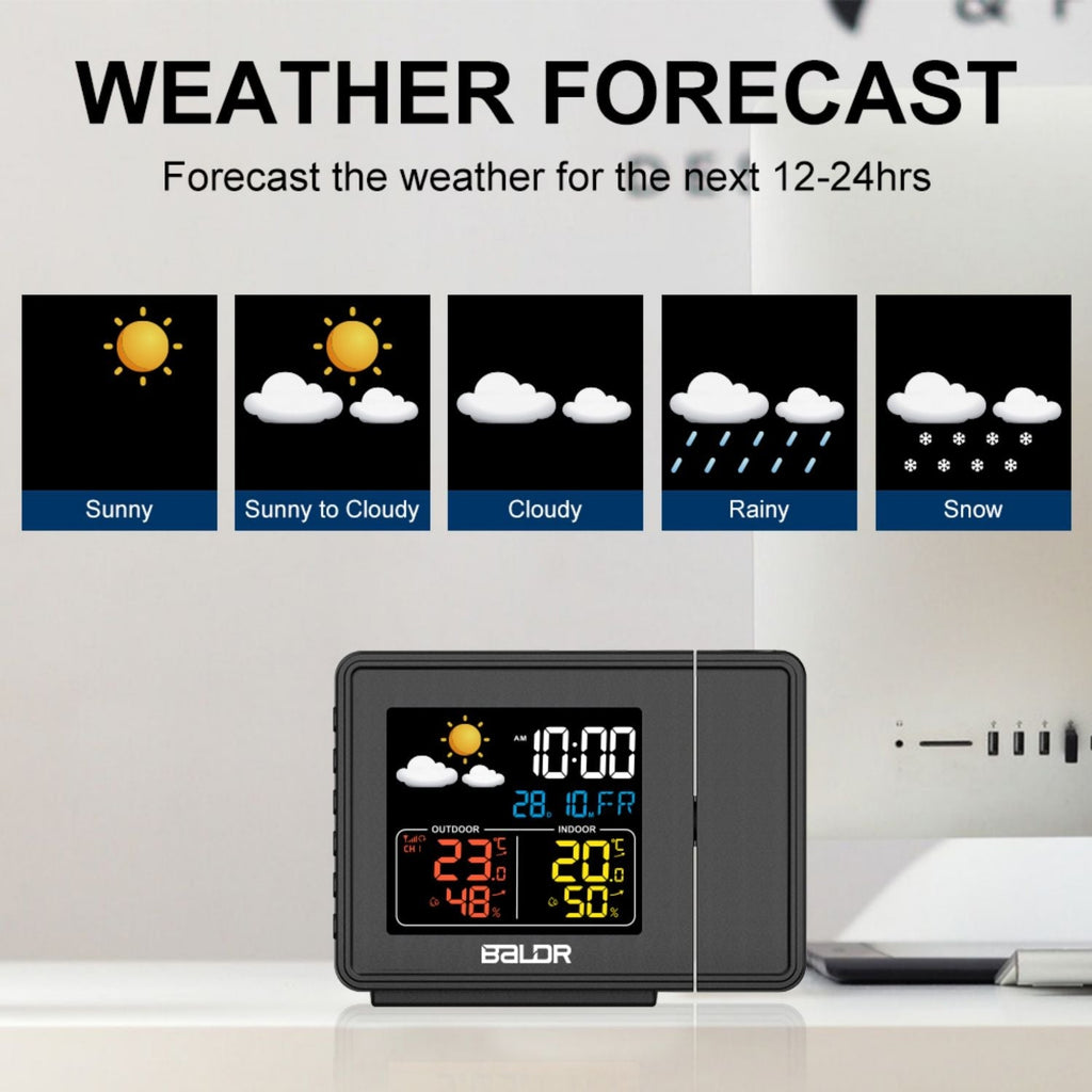 Atomic Alarm Clock with Projection Display
