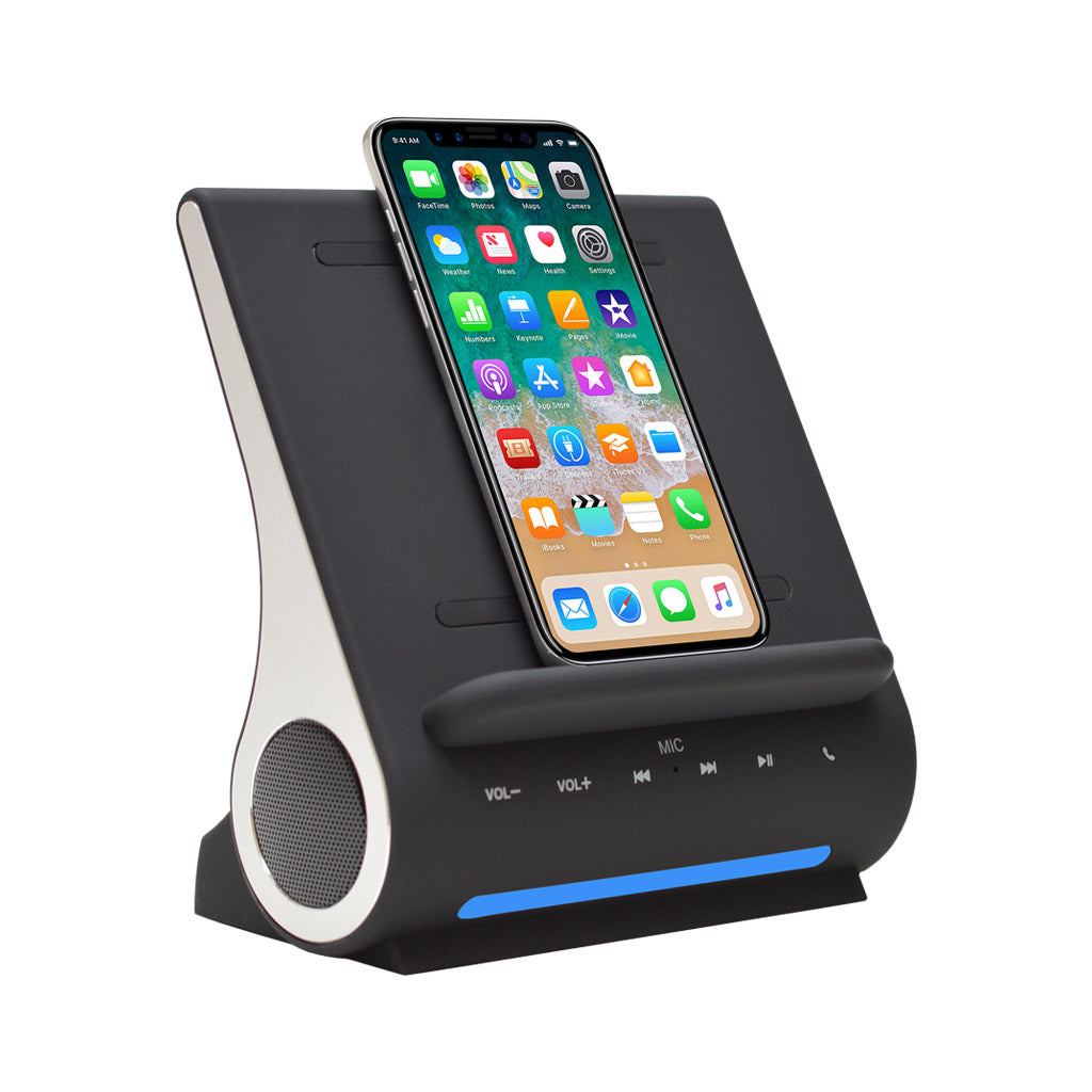 DockAll D100 - 5W Qi Wireless Charging Sound Hub
